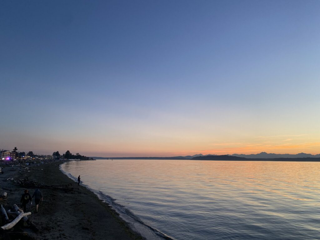 alki beach seattle